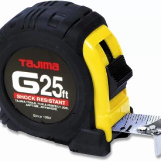 Tajima G-25BW G-Series 25' x 1" SAE Tape Measure